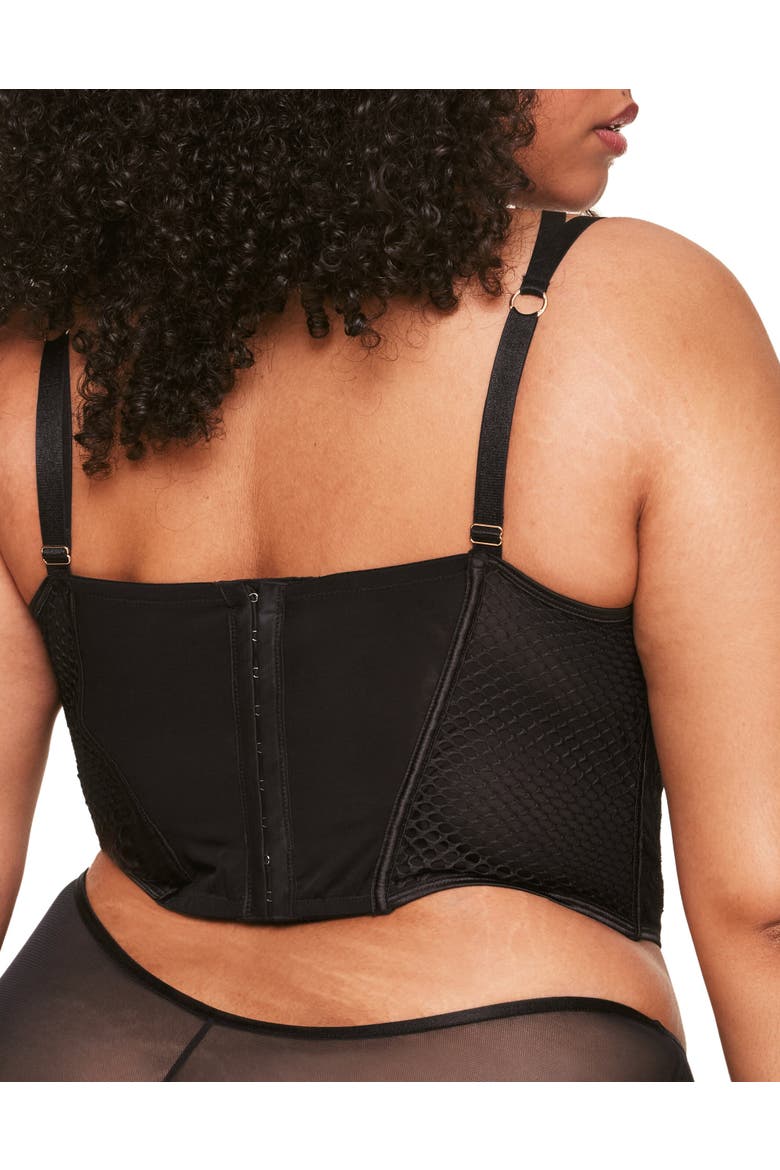 Dominika Contour Bustier Top, Alternate, color, Black