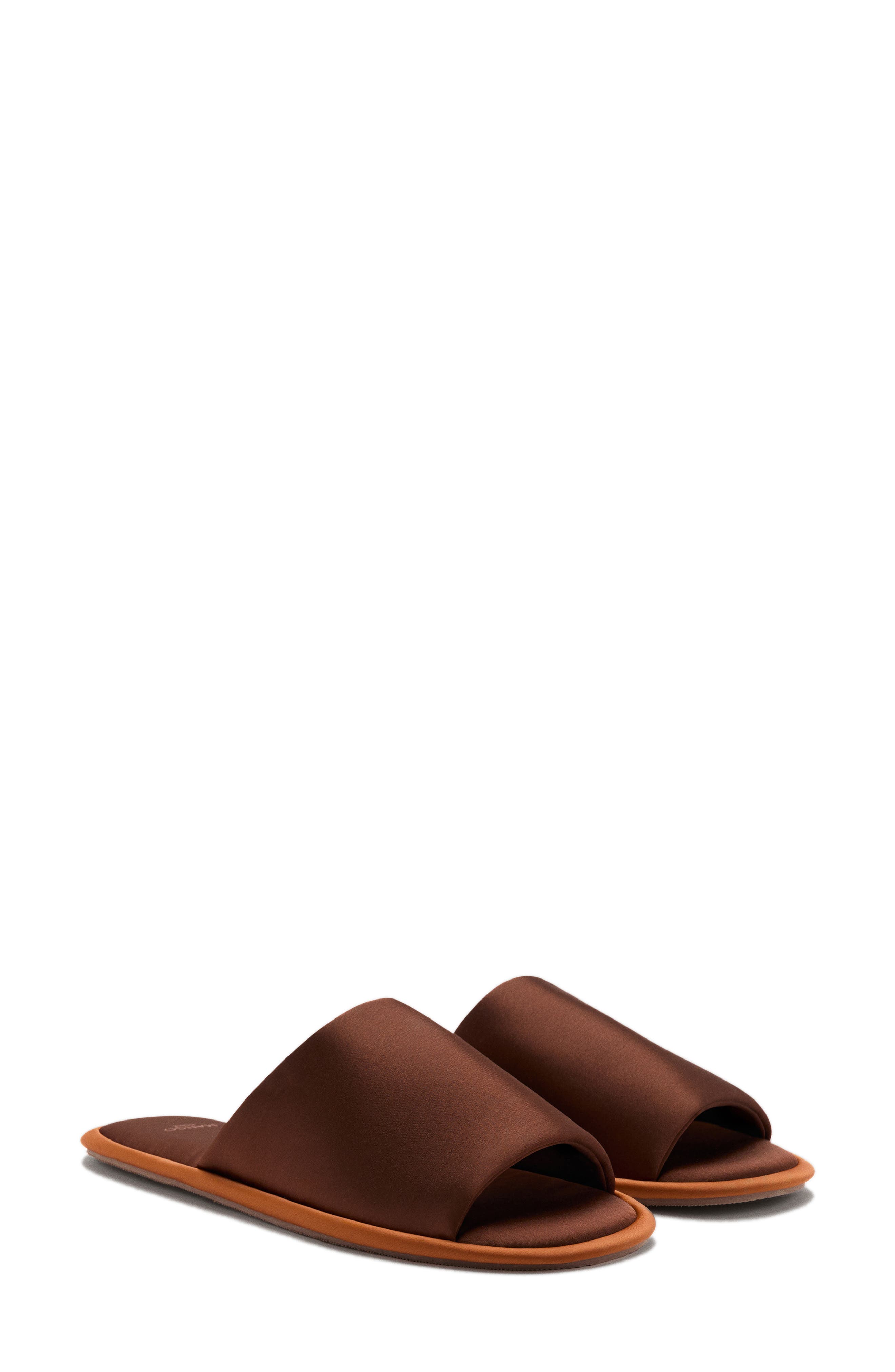 MANGO Slide Slipper, Main, color, Brown