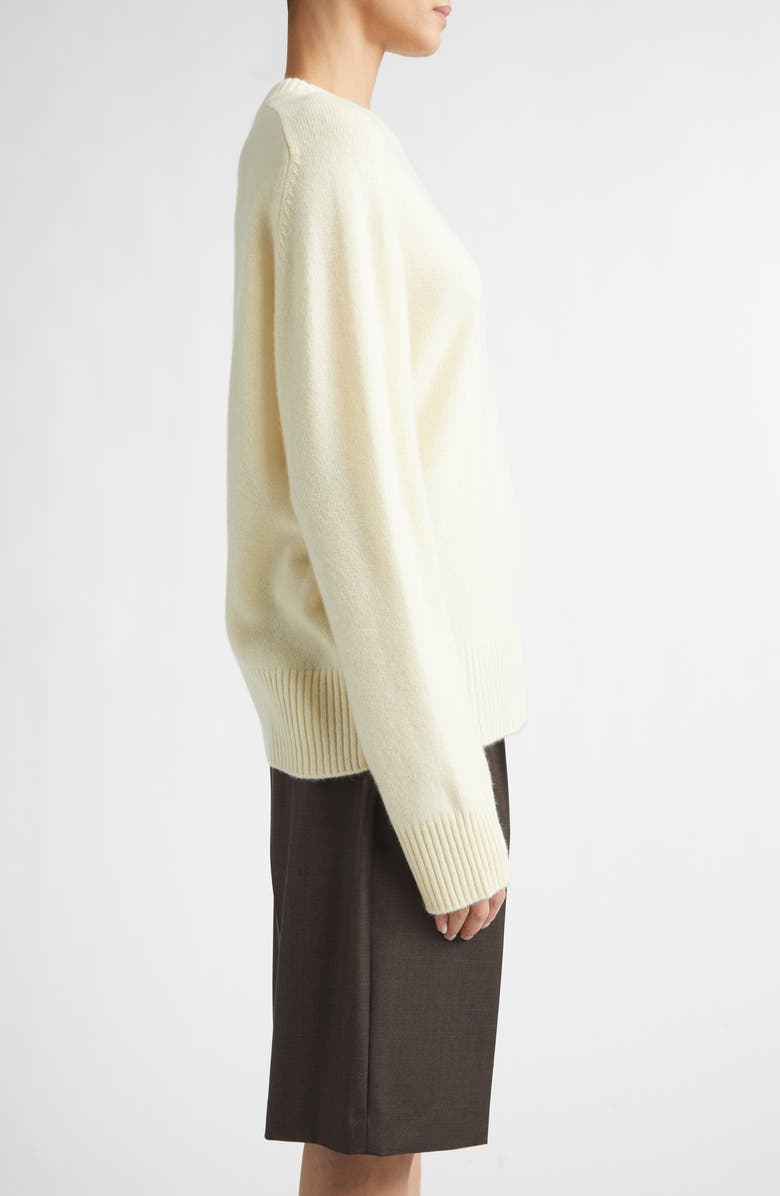 LOULOU DE SAISON Baltra Cashmere Sweater, Alternate, color, Butter
