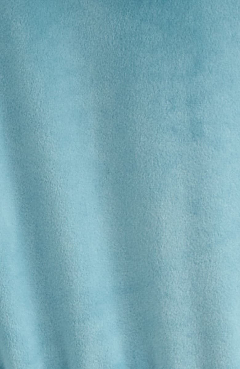 Zella Girl Kids' Cosmos Velour Zip Hoodie, Alternate, color, Teal Sicily