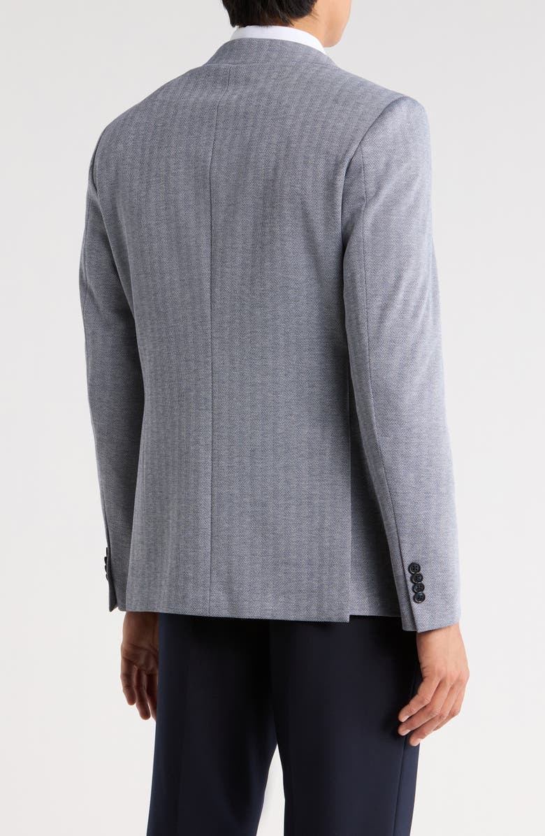 John Varvatos Star USA Chevron Sport Coat, Alternate, color, Blue