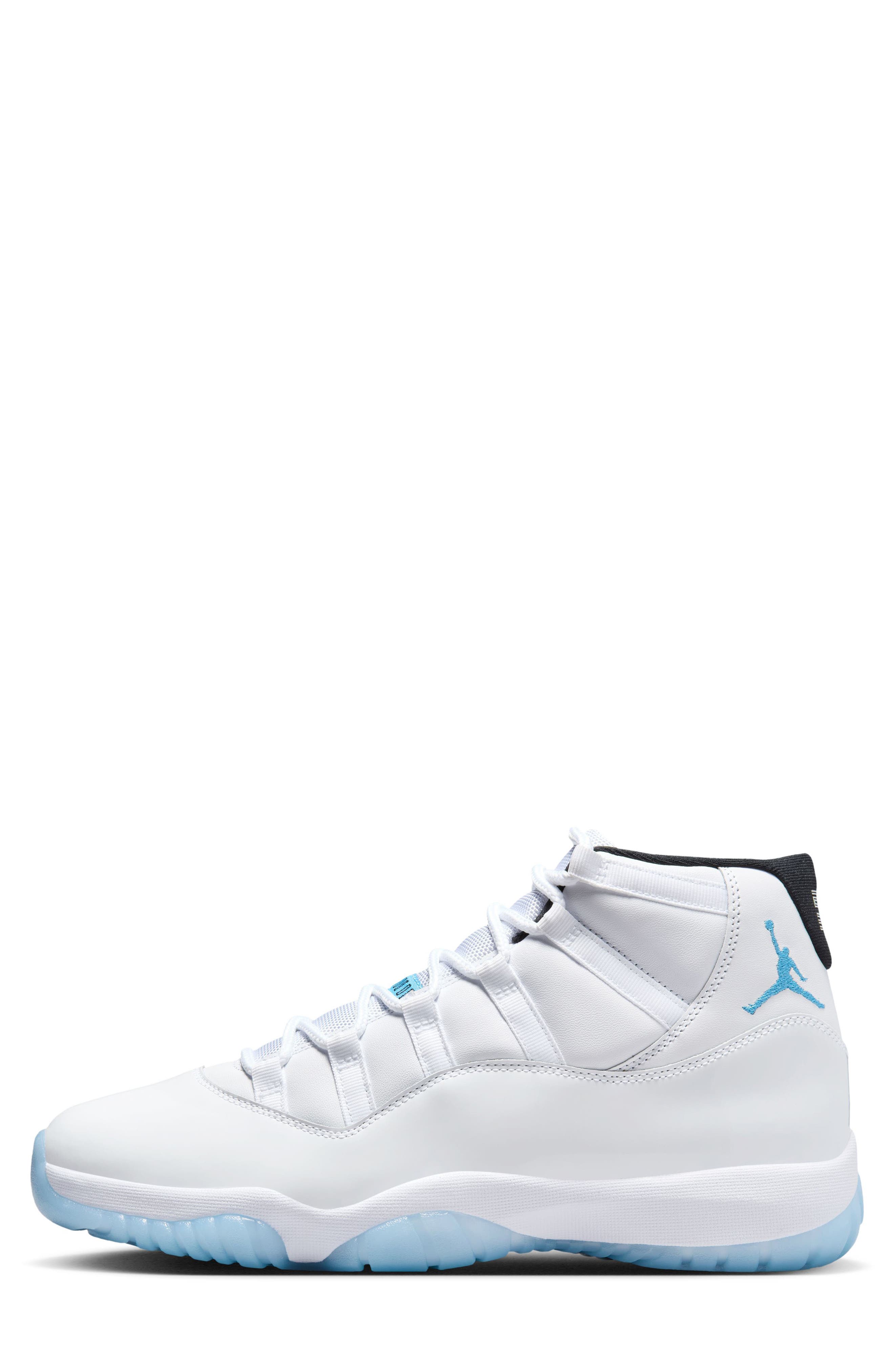 Nike Air Jordan 11 Retro Sneaker, Alternate, color, WHITE/ LEGEND BLUE/ BLACK