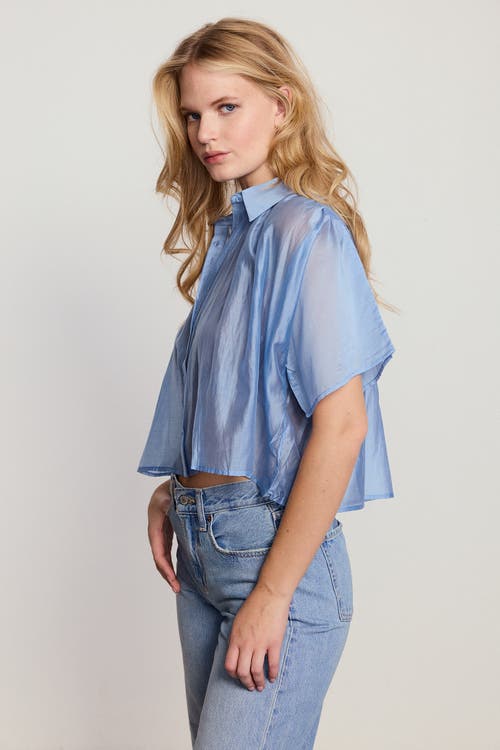 The Shirt By Rochelle Behrens The Hayden Shirt In Blue
