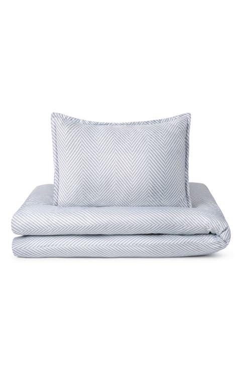Flora Cotton Crib Sham & Duvet Cover Set