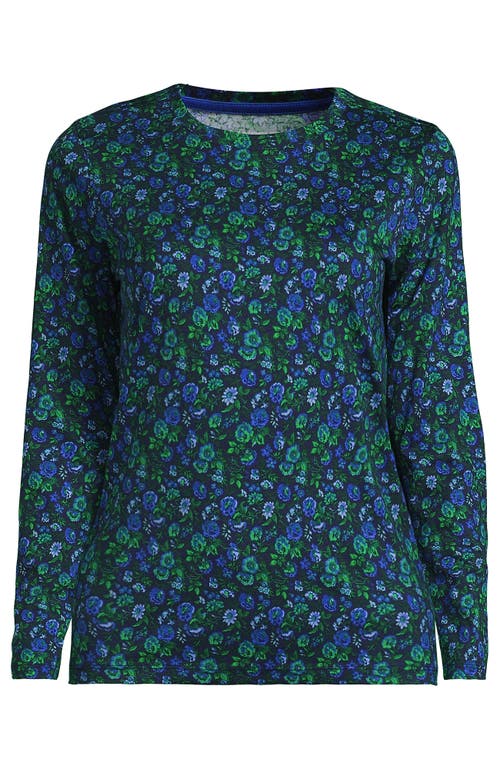 Lands' End Relaxed Supima Cotton T-shirt In Blue