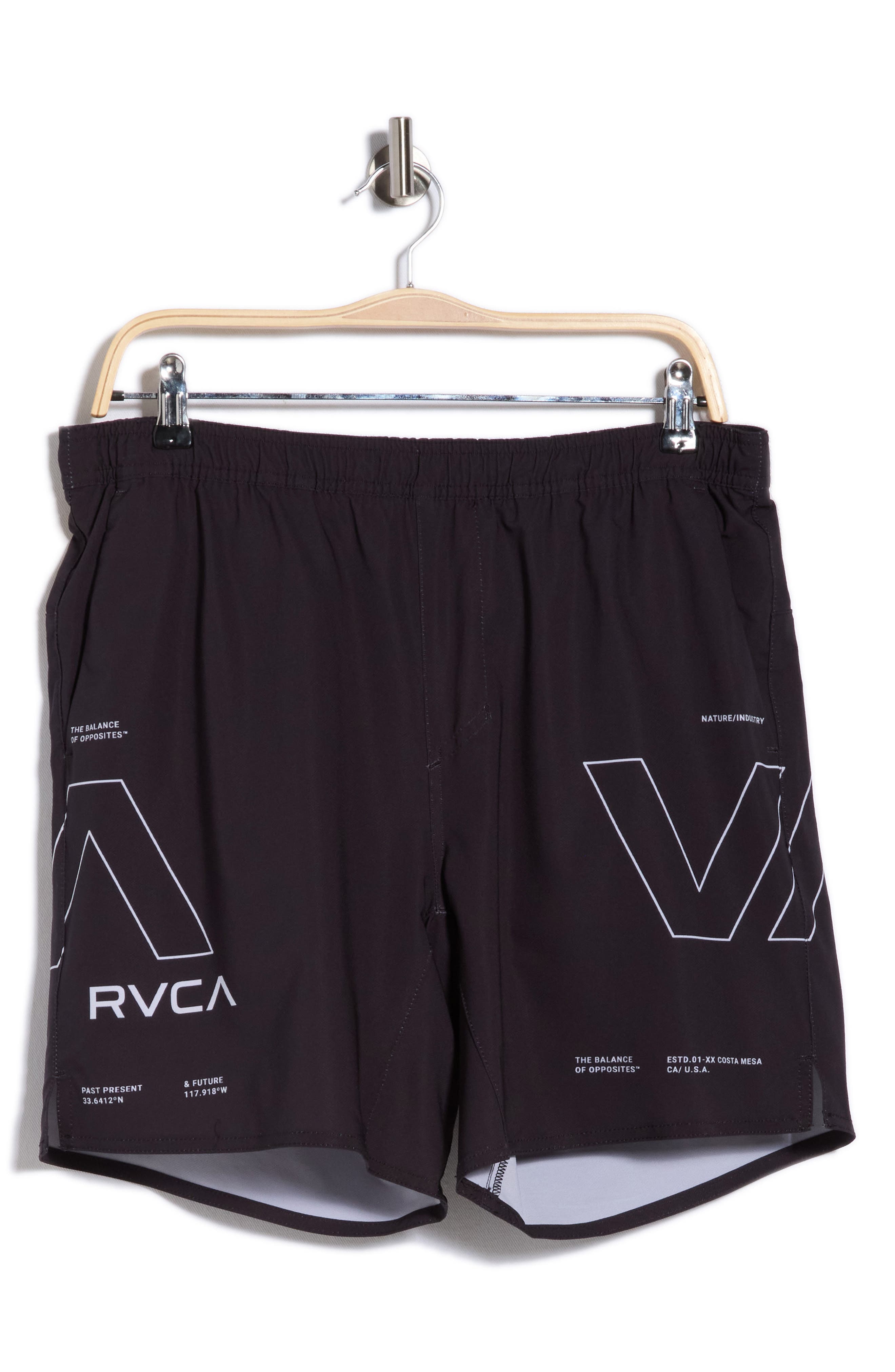 Rvca Yogger 2-in-1 Shorts In  Black