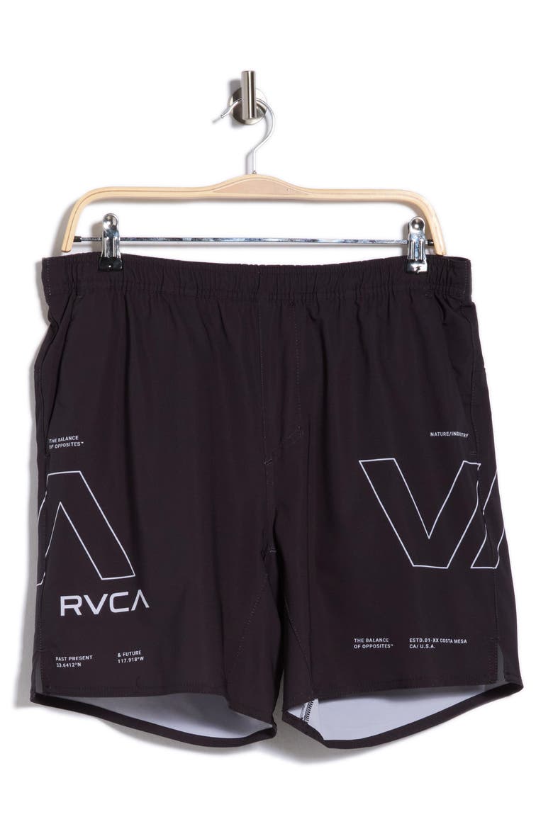 Yogger 2-in-1 Shorts, Main, color, RVCA BLACK
