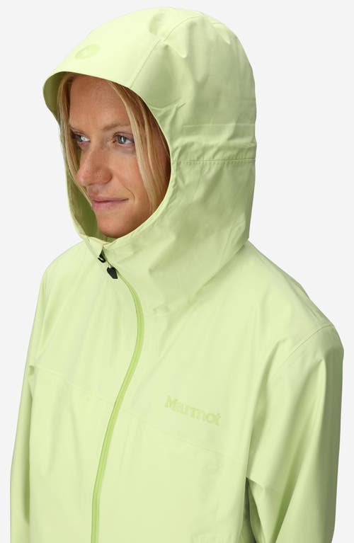 Marmot Women's Minimalist Pertex Hooded Collar Jackets In Green