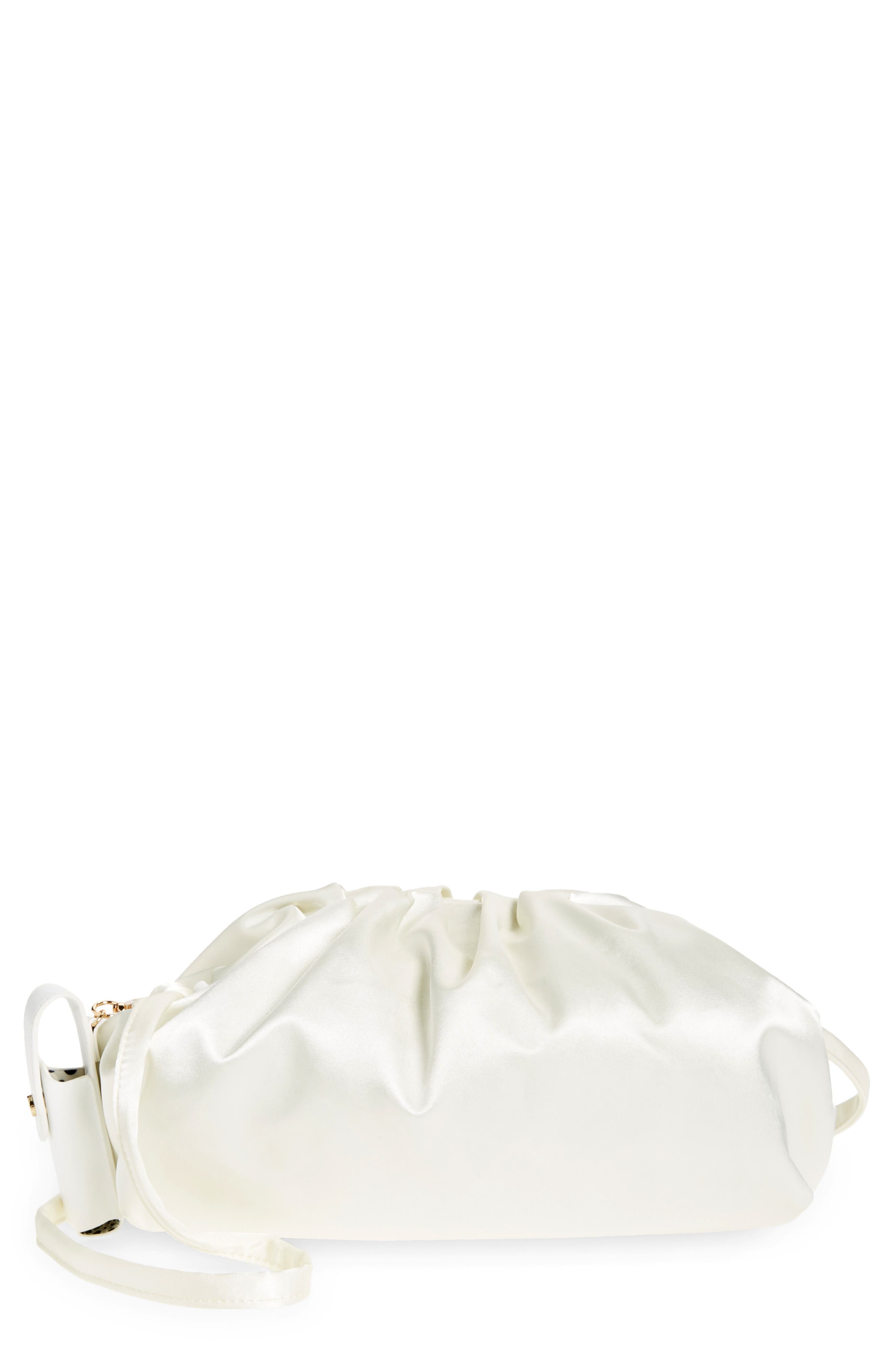 Mali + Lili Nikita Satin Clutch, Main, color, 