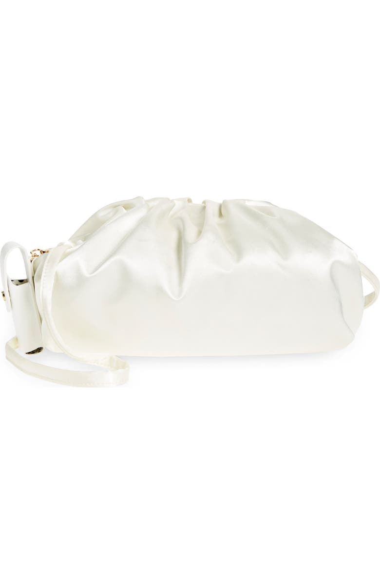 Mali + Lili Nikita Satin Clutch, Main, color,