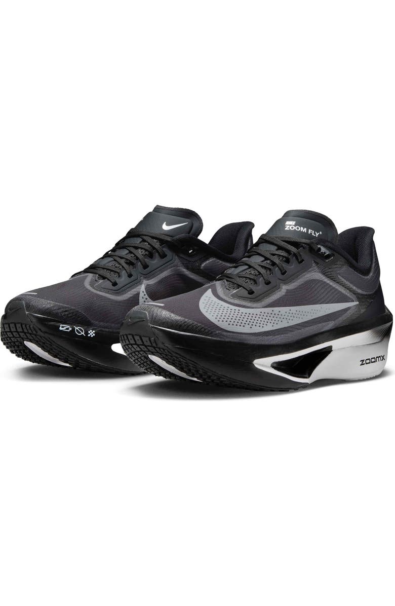 Nike Zoom Fly 6 Running Shoe, Main, color, 001 Black/White