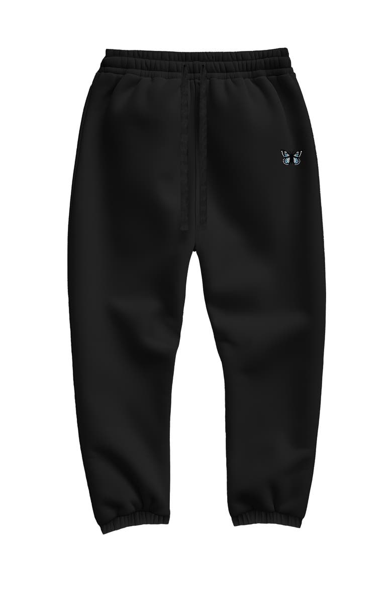 Dalix Butterfly Jogger Sweatpant, Main, color, Black