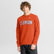 Nike Men's Nike Orange Clemson Tigers 2026 Sideline Club Sweatshirt