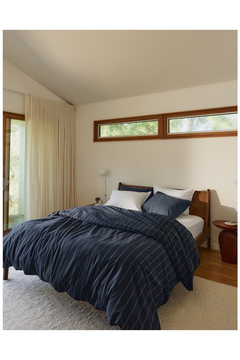 Brushed Cotton Pillowcase Set, Alternate, color, DUSK CHECK
