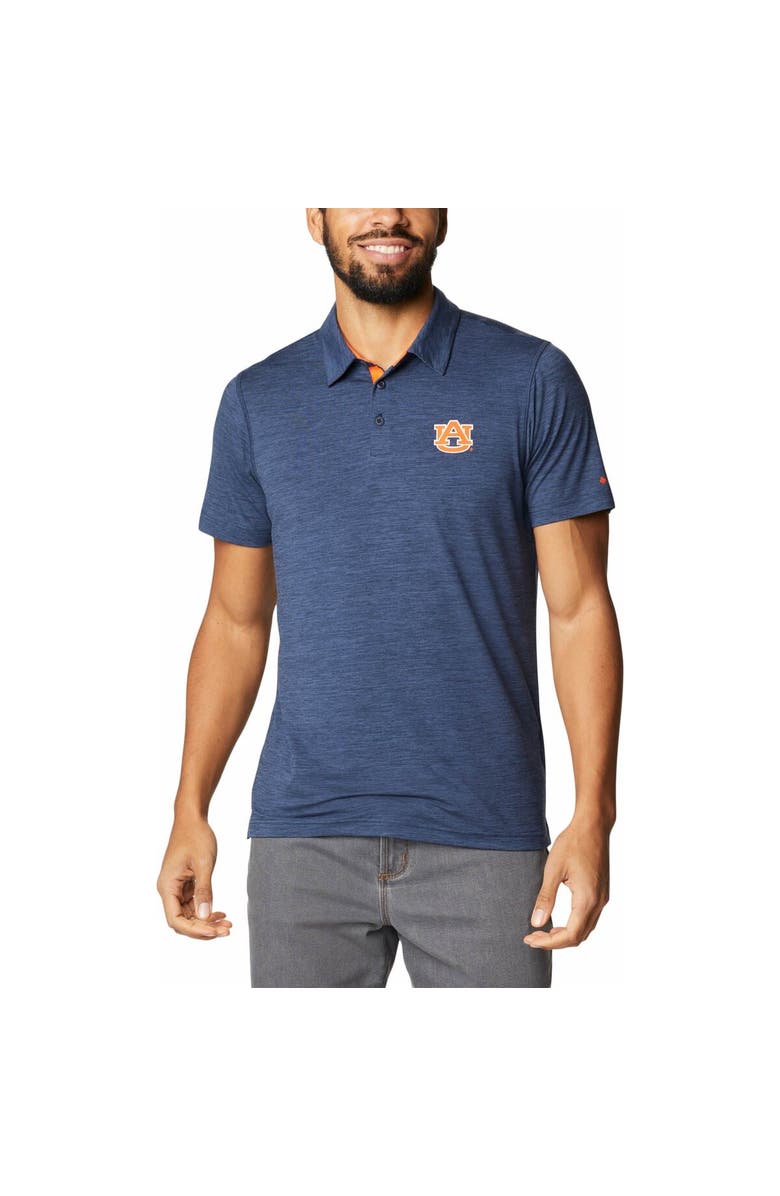 Columbia Men's Columbia Navy Auburn Tigers Tech Trail Omni-Shade Polo, Alternate, color, Navy