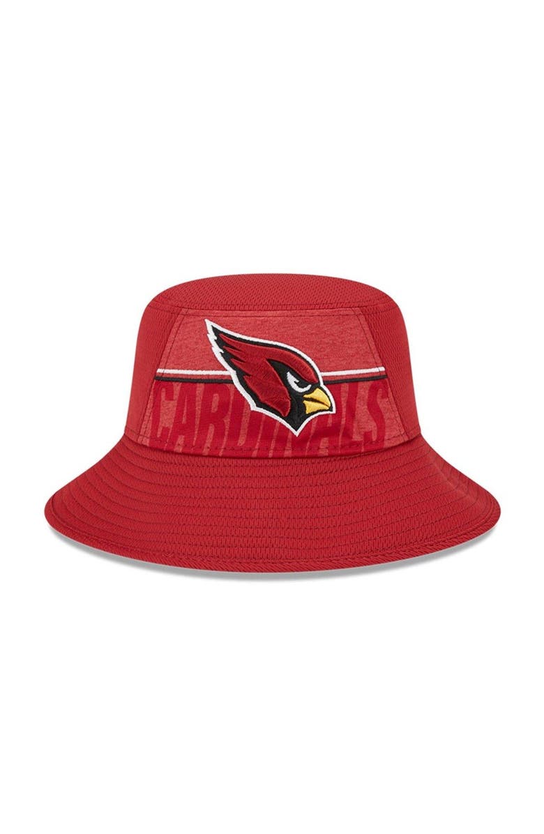 New Era Men's New Era Cardinal Arizona Cardinals 2023 NFL Training Camp Stretch Bucket Hat, Alternate, color, Cardinal