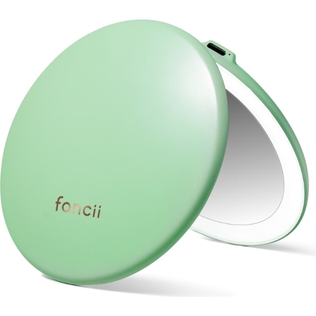Fancii Taylor Led Compact Mirror In Green