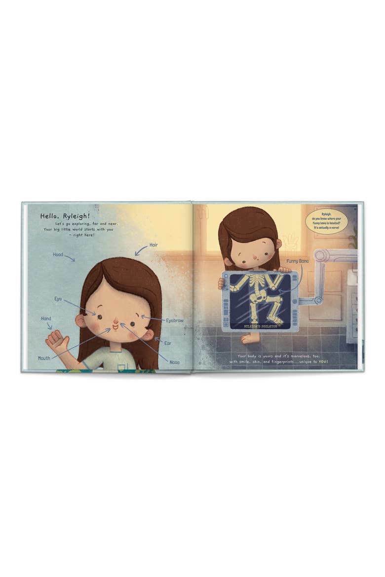 Long Hair Big Little World Personalized Book, Alternate, color, MULTI