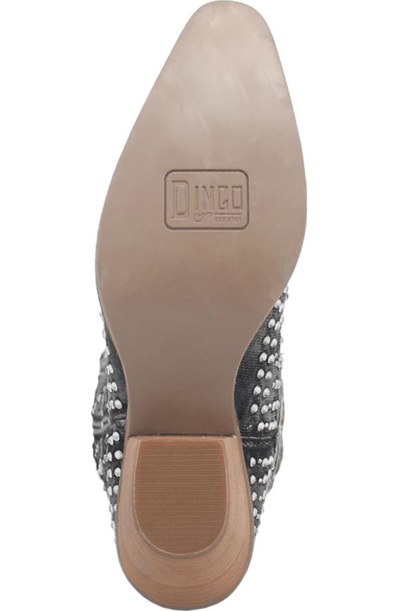 Dingo Honkeytonk Honey Knee High Denim Boot, Alternate, color,