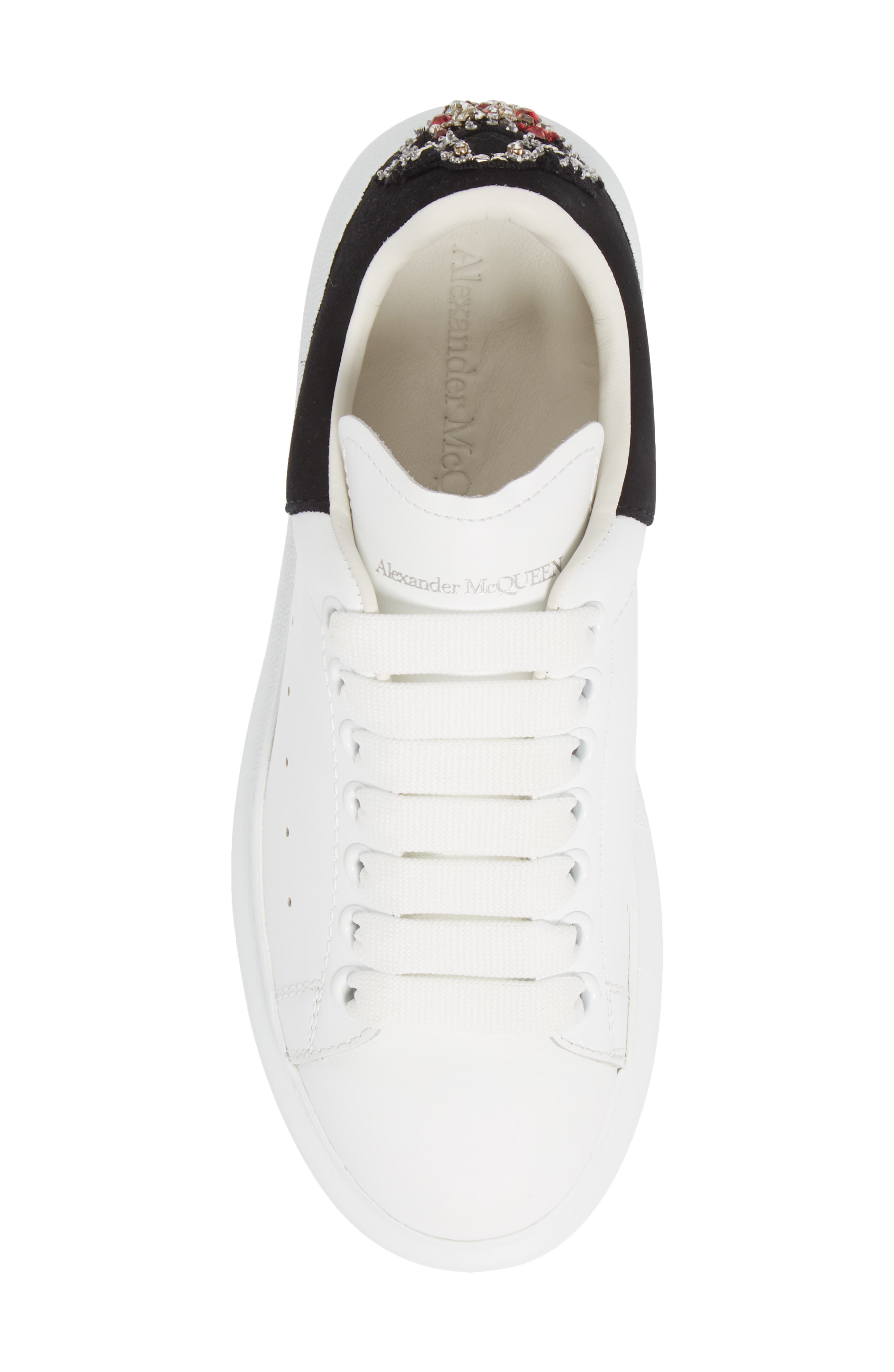 McQueen Alexander McQueen Oversize Embellished Platform Sneaker, Alternate, color, 