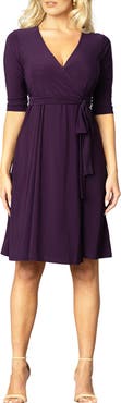 Kiyonna Essential Midi Wrap Dress