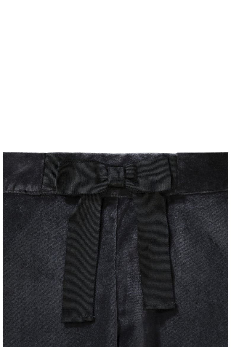 Girls' Straight Dressy Pant with Bow, Toddler, Alternate, color, Black