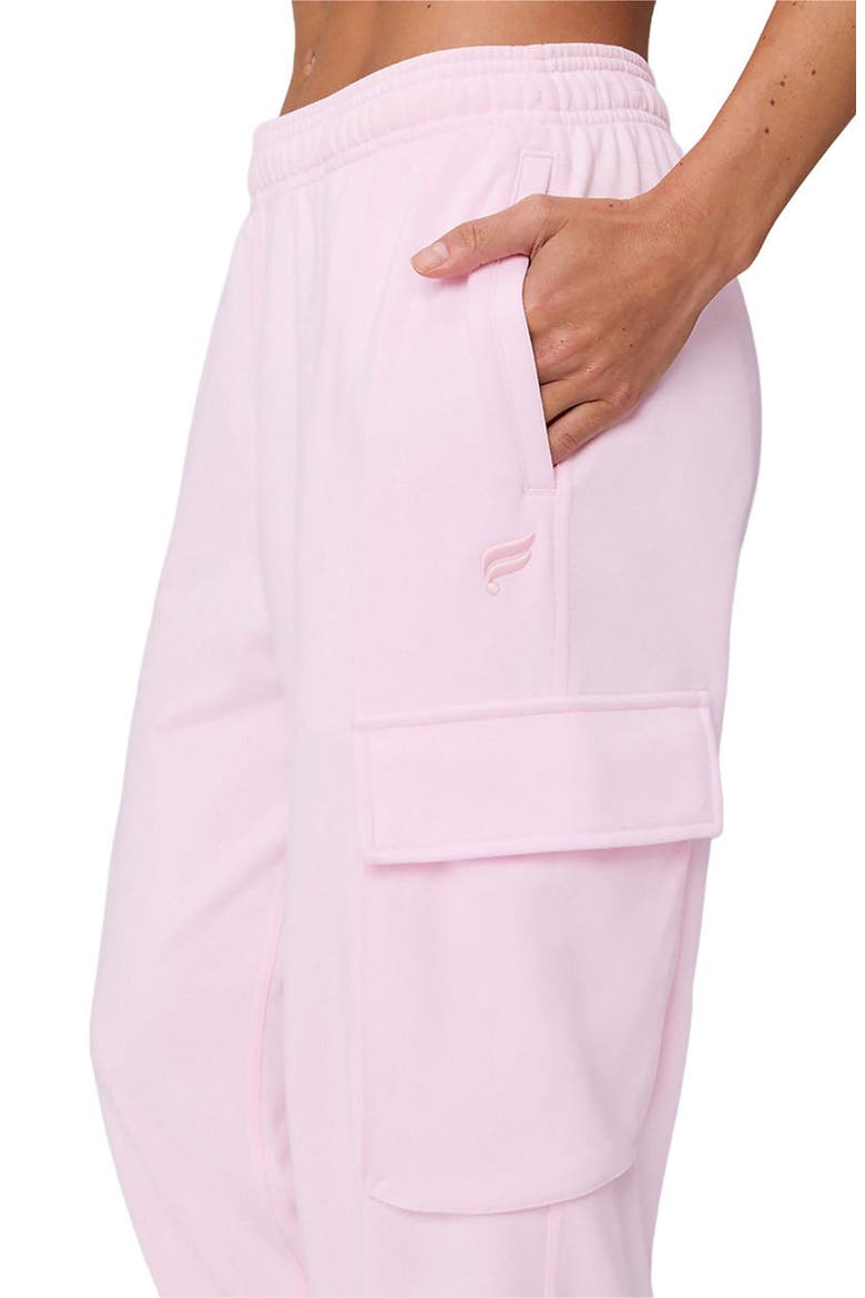 Year Round Terry Cargo Jogger, Alternate, color, Soft Pink
