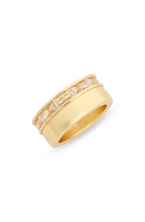 CZ Wide Band Ring
