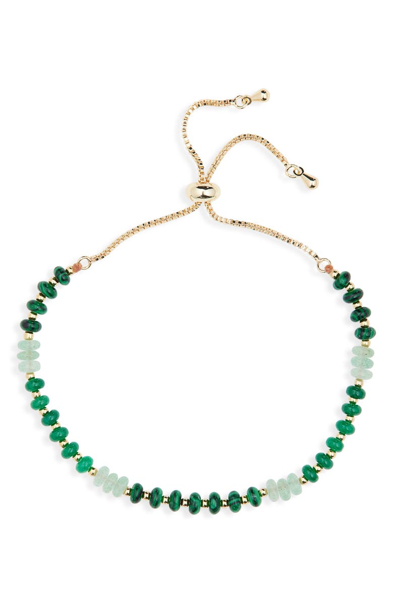 Panacea Beaded Slider Bracelet, Main, color, 