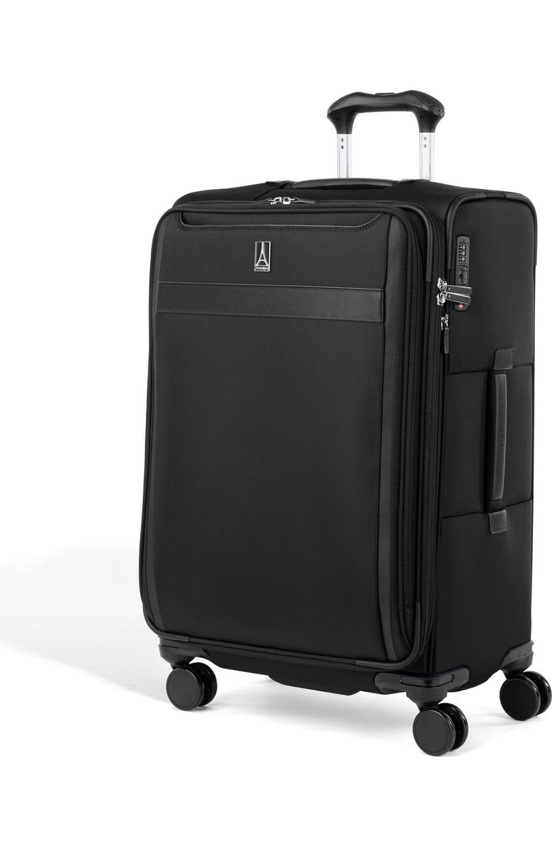 TRAVELPRO Versapack + Softside Carry On & Large Spinner Luggage Set, Alternate, color, Black