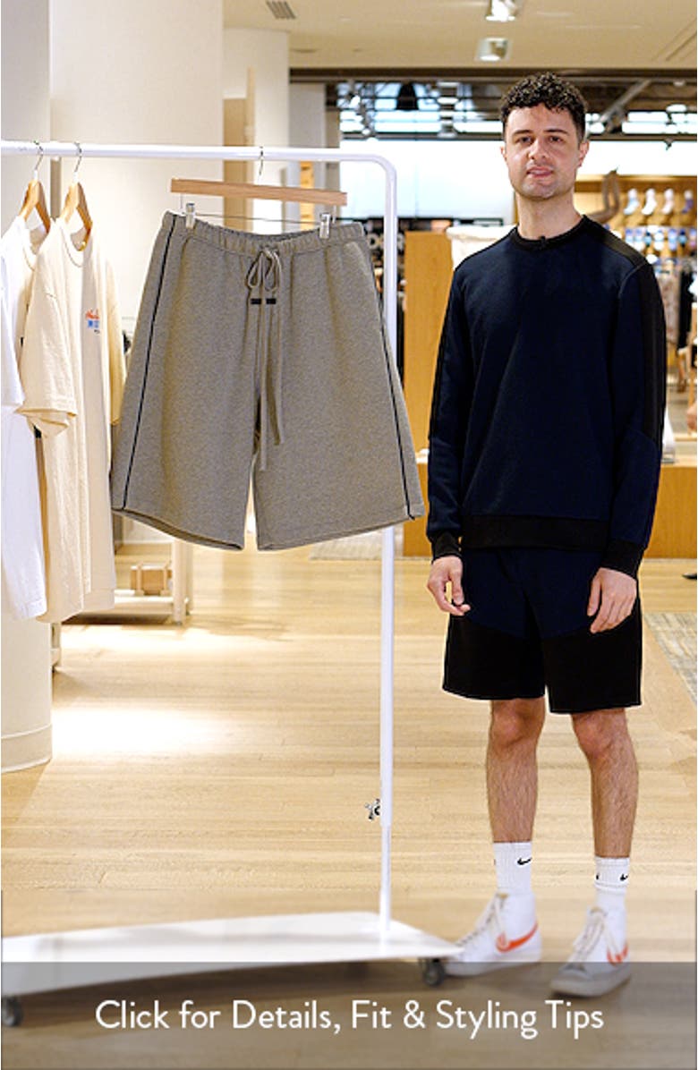 Fleece Basketball Sweat Shorts, sales video thumbnail