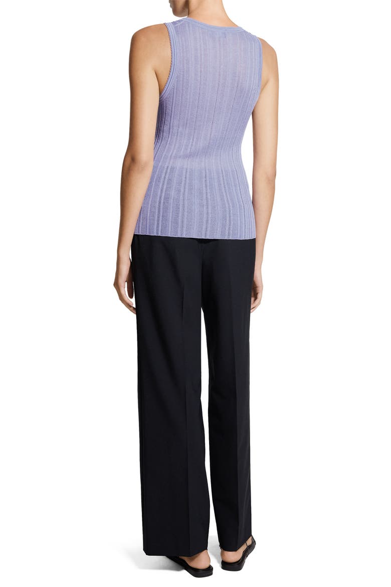 Pointelle Knit Tank, Alternate, color, LAVENDER GLOW - 2O2