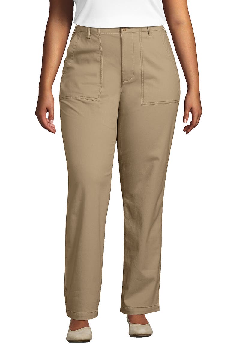 Lands' End High Rise Chino Utility Pants, Main, color, 