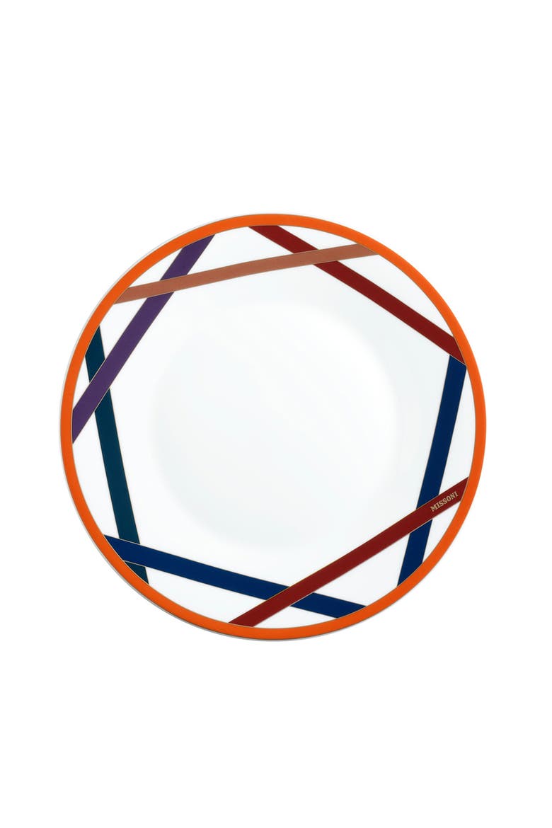 Dinner Plates NASTRI Set of 2  Multicolor diam. 10.75", Main, color, Multicolor