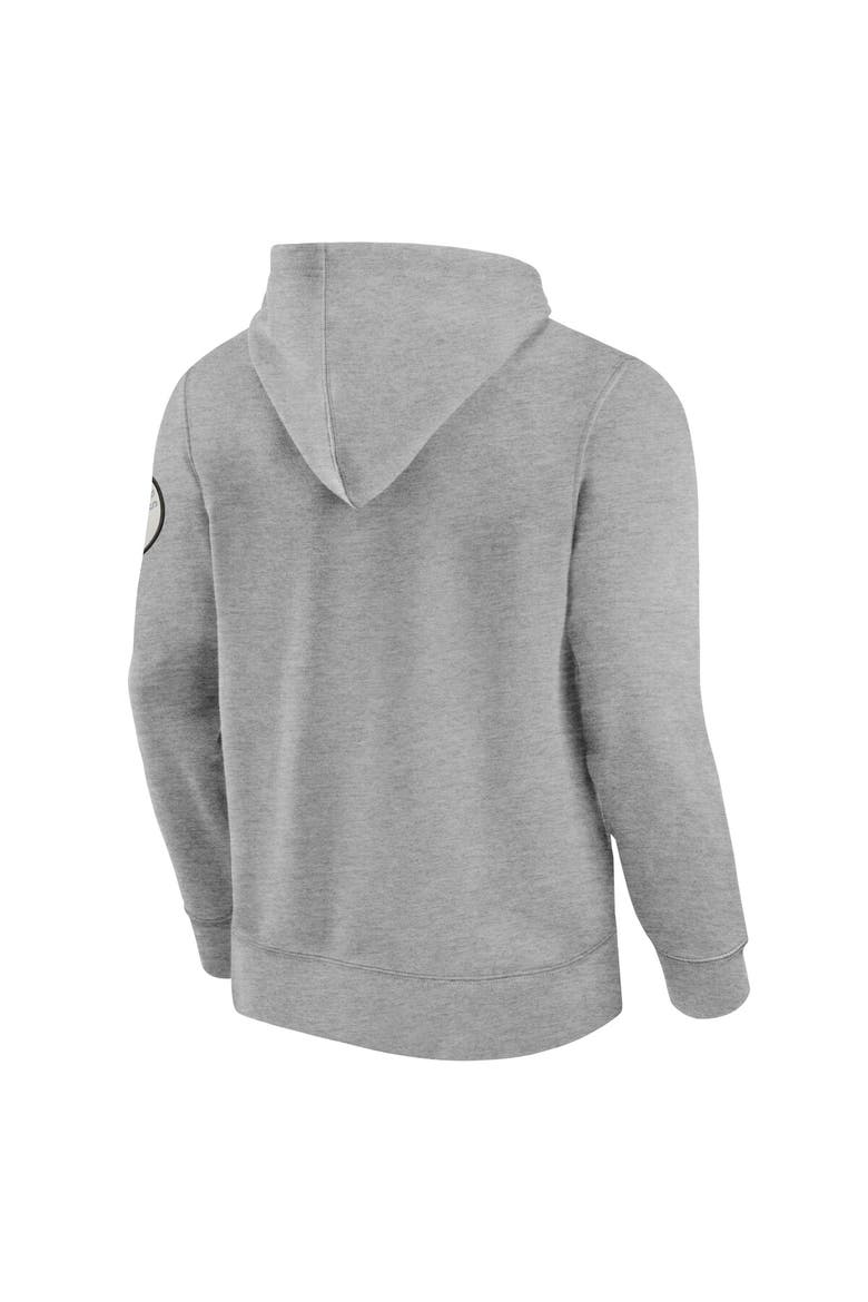 Men's Fanatics  Black Las Vegas Raiders Label Maker Pullover Hoodie, Alternate, color, Gray