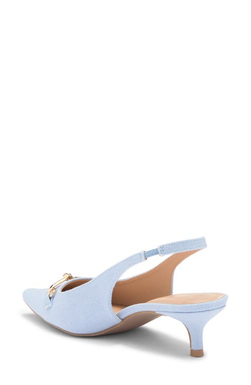 Wild Diva Lounge Aura Bit Slingback Kitten Heel Pump
