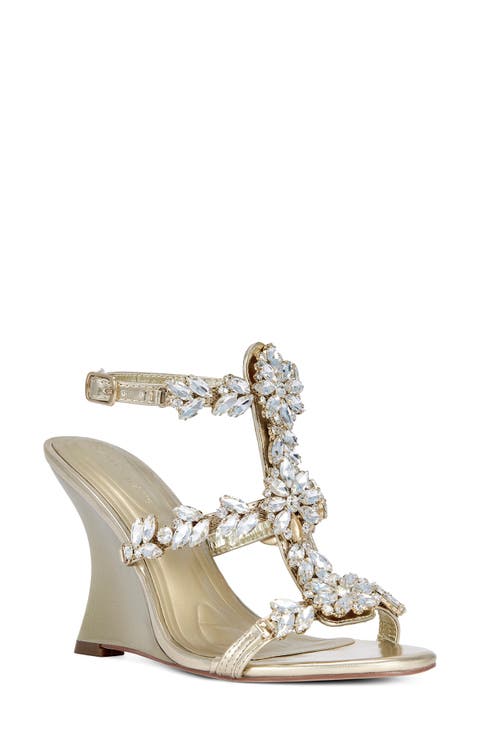 Porceline Wedge Sandal