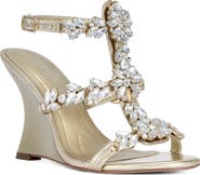 AZALEA WANG Porceline Wedge Sandal