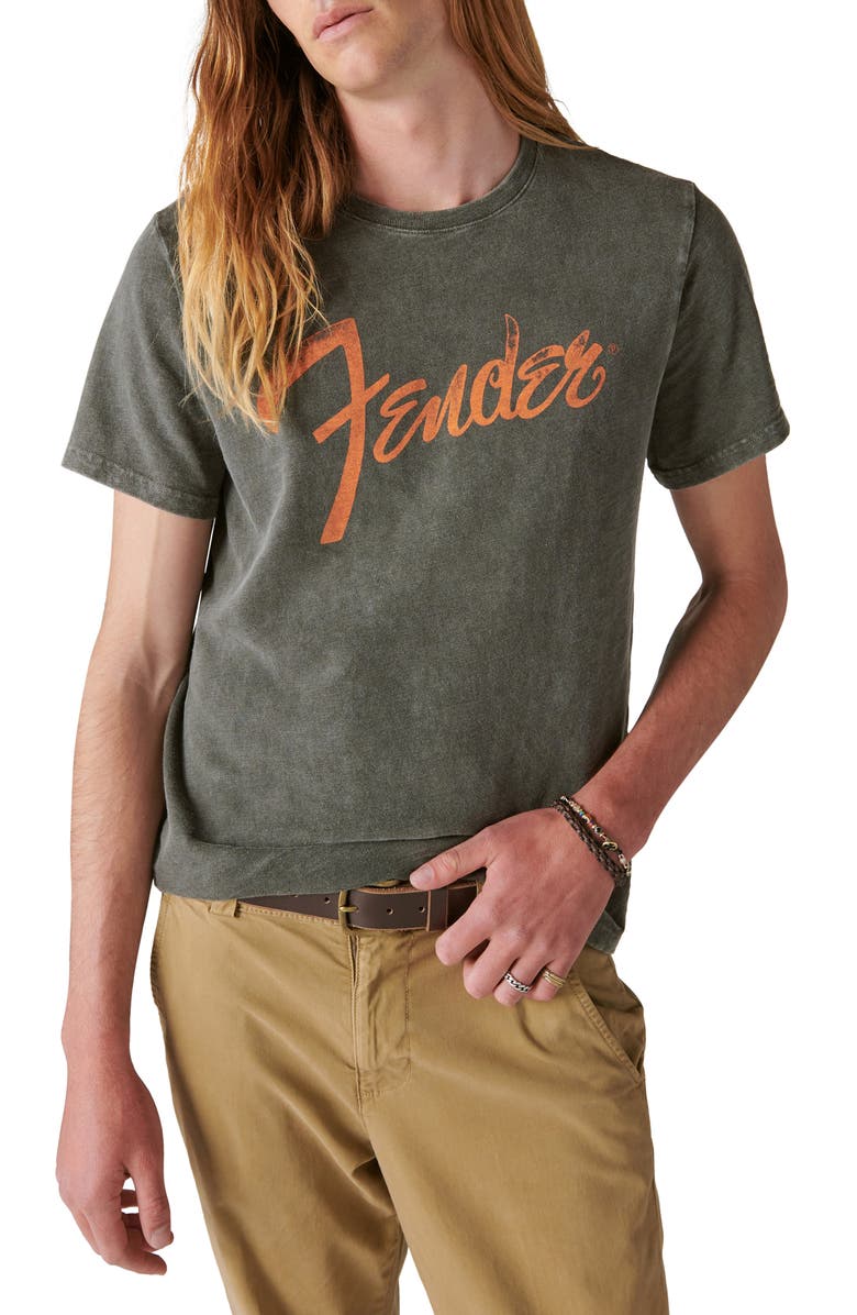Lucky Brand Fender Logo Graphic T-Shirt, Main, color,