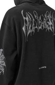 AllSaints Helvette Graphic Hoodie