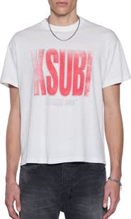 Ksubi Panthera Sid Oversize Hemp & Cotton Graphic T-Shirt
