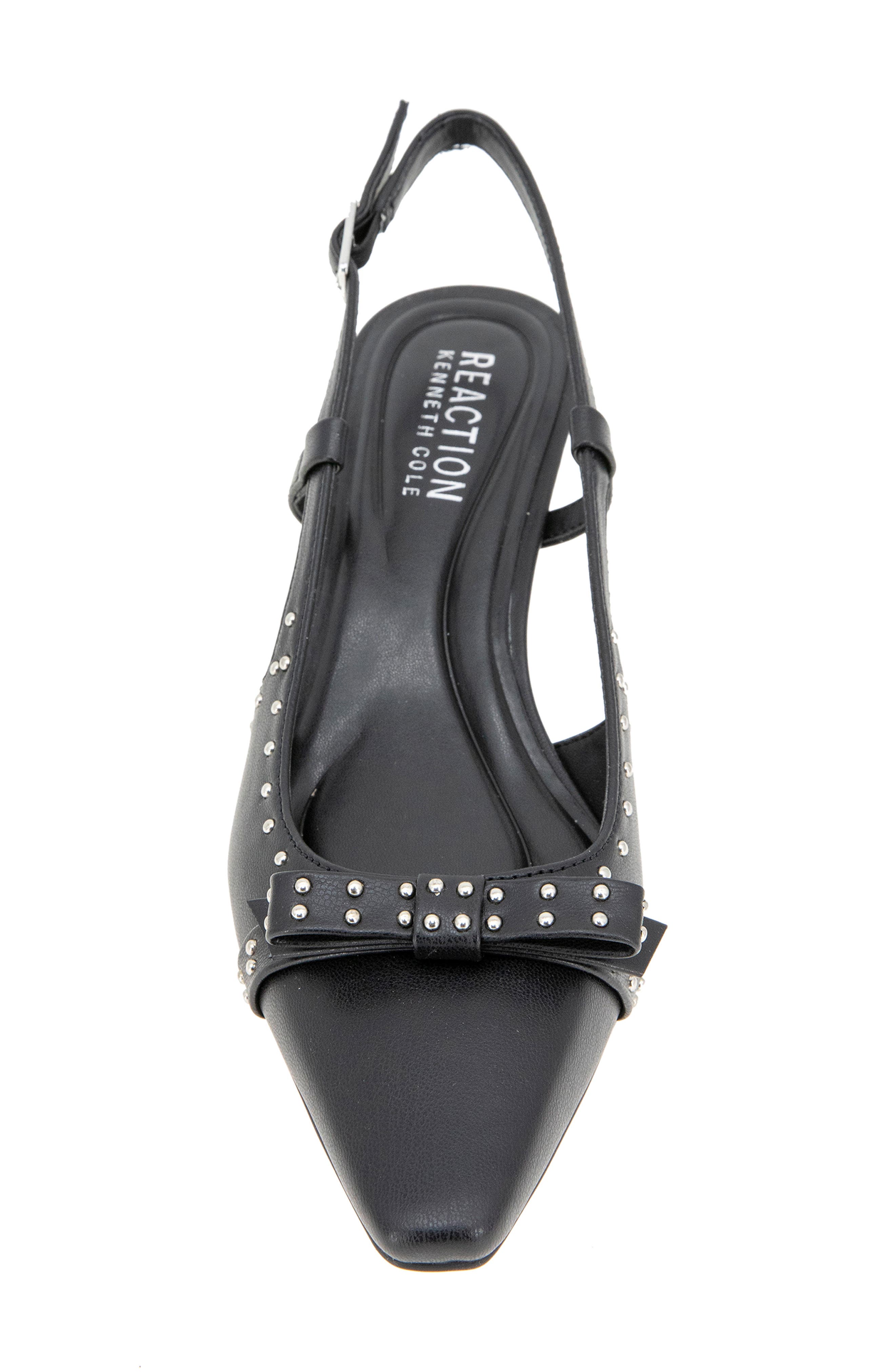 Reaction Kenneth Cole Manchester Slingback Kitten Heel Pump, Alternate, color, Black