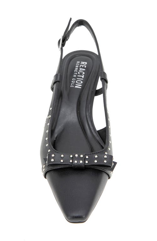 Reaction Kenneth Cole Manchester Slingback Kitten Heel Pump In Black
