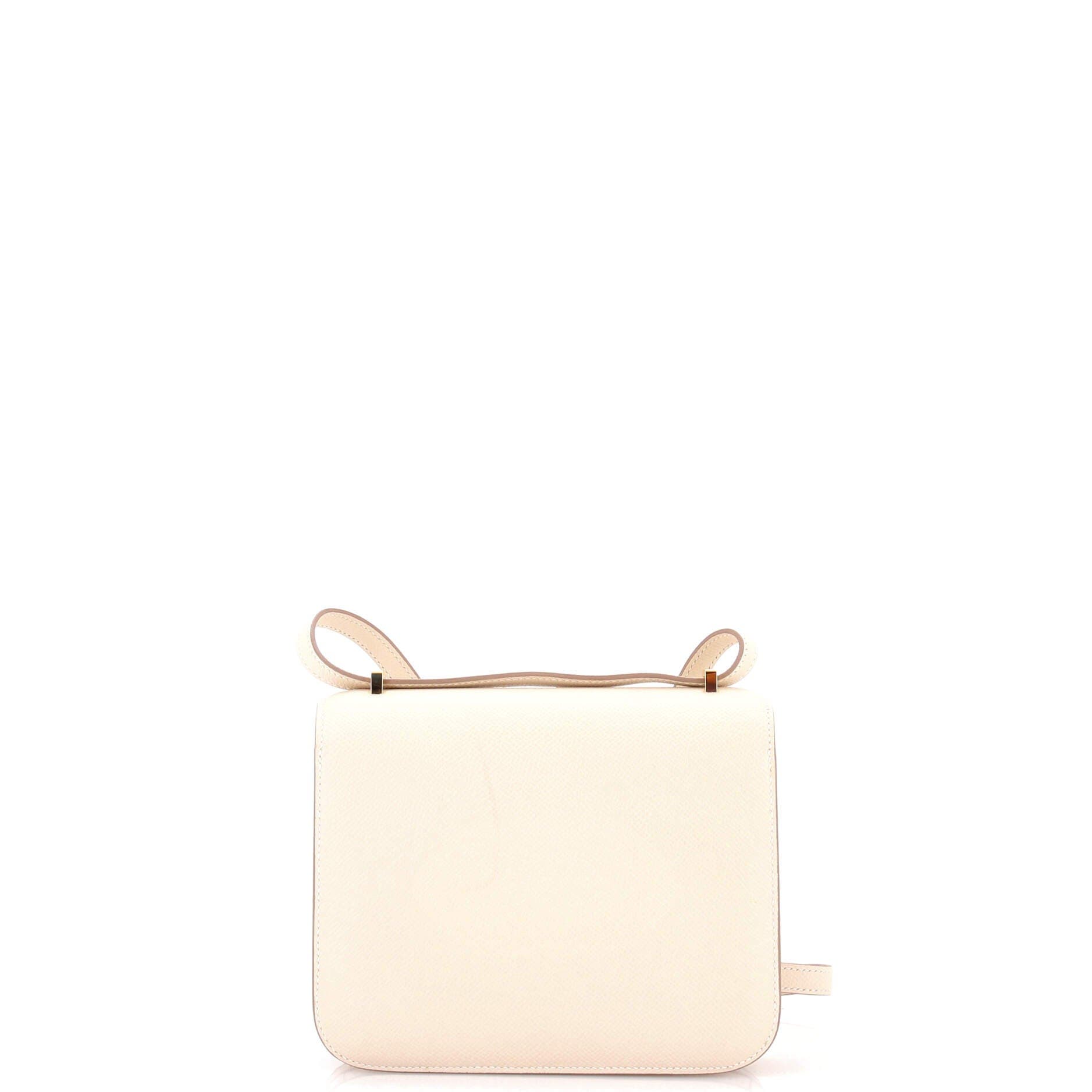 Constance Bag Epsom 18, Alternate, color, White