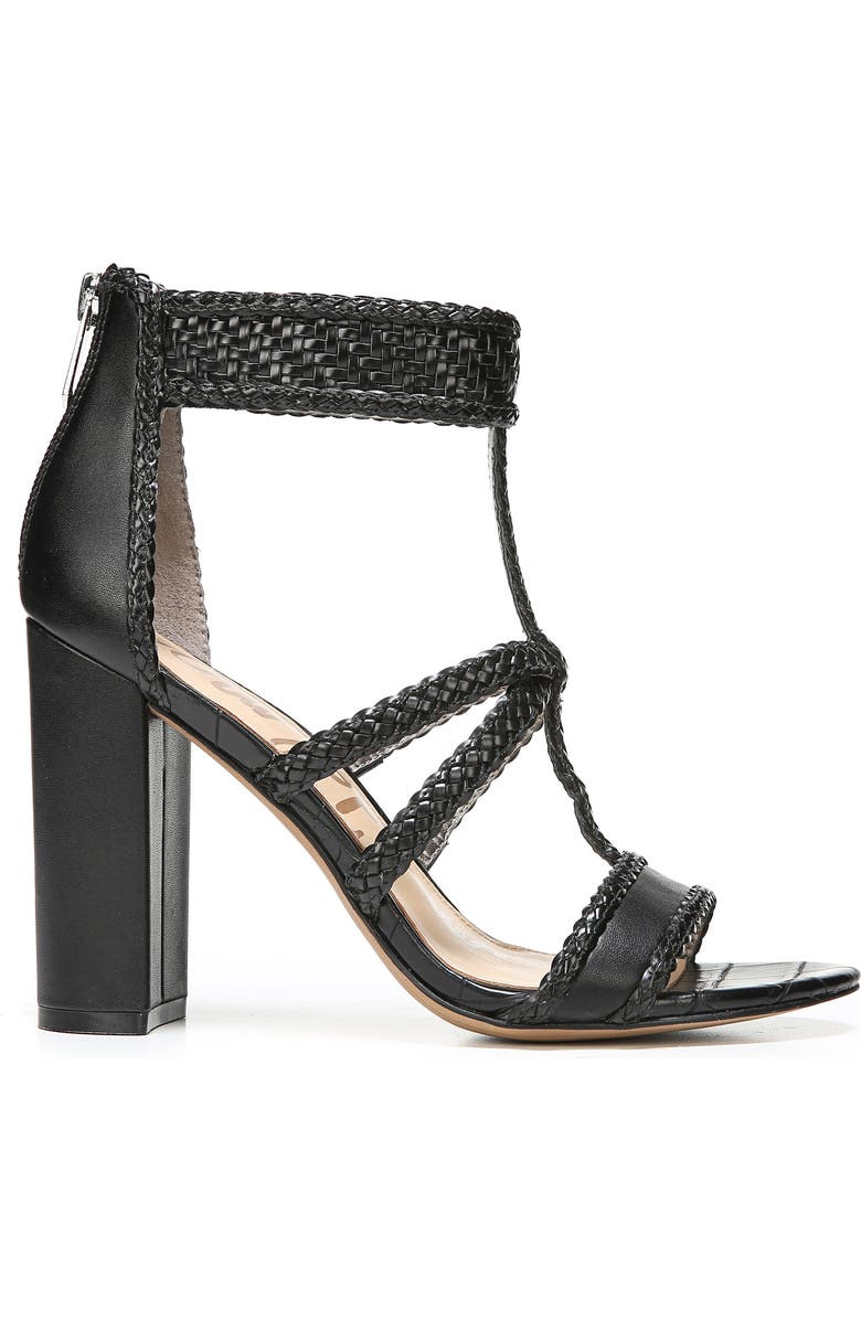 Sam Edelman Yordana Woven T-Strap Sandal, Alternate, color,