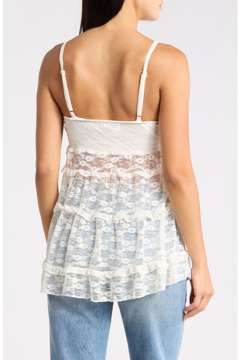 Tiered Lace Camisole, Alternate, color, IVORY