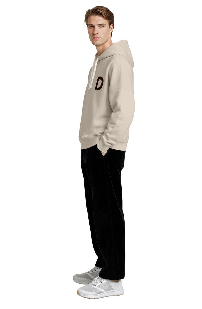 D.RT Lock Oversize Cotton Hoodie, Alternate, color, Cream