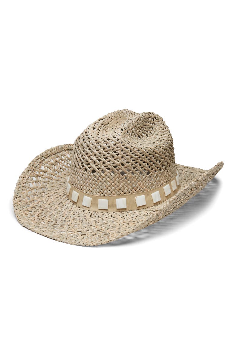 Jace Straw Cowboy Hat, Alternate, color, NATURAL