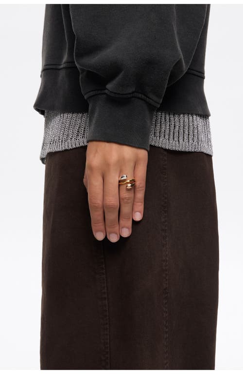 Bimba Y Lola Spiral Ring In Gold