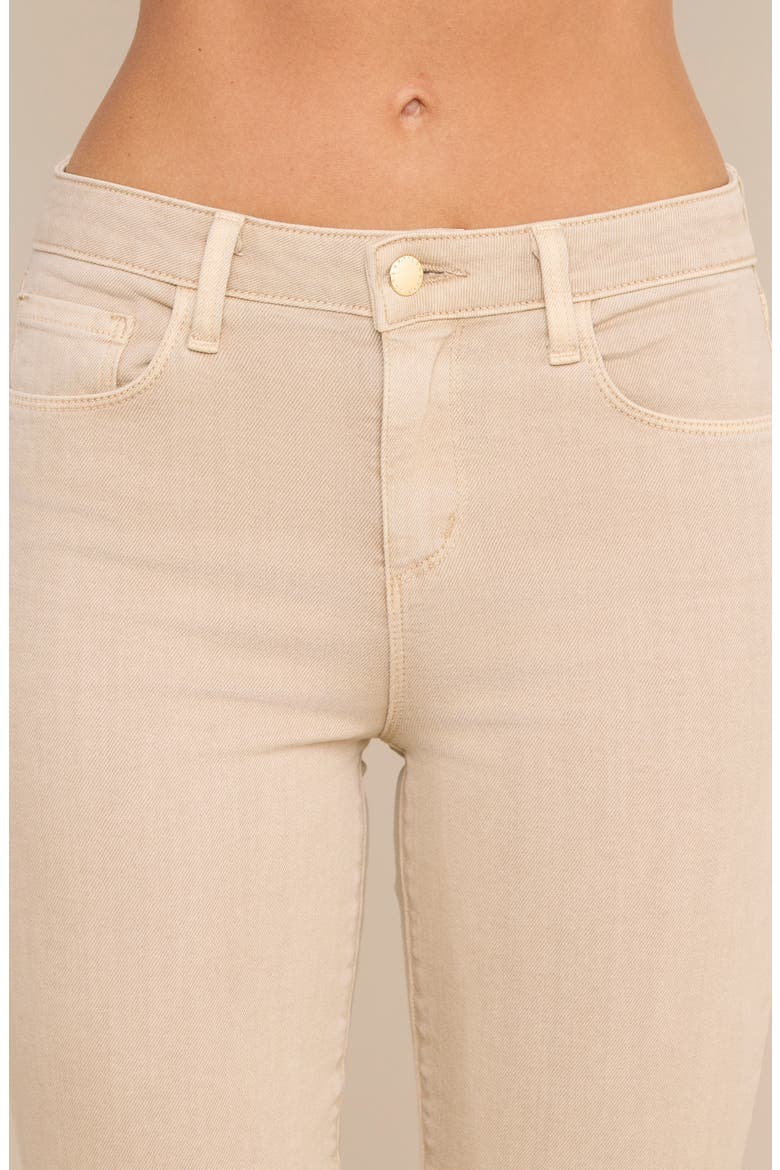 Selma High Waist Baby Bootcut Jeans, Alternate, color, BISCUIT